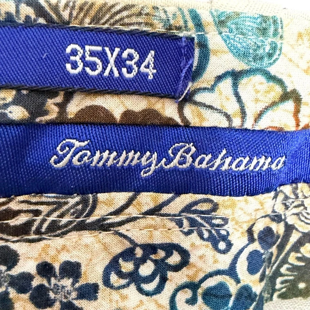 Tommy Bahama Pants Mens 35X34 Beige Linen Blend Casual Coastal Quiet Luxury